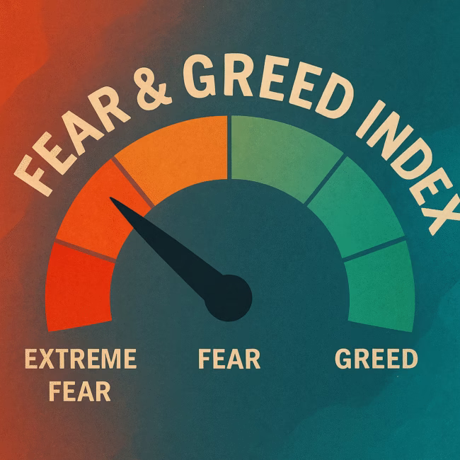 Fear and greed index banner